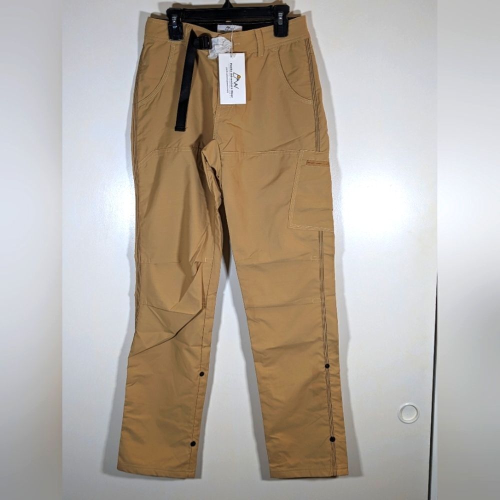 Peeks Adventure Wear Khaki Hiking Pants New With Tags Size 4 - Picture 1 of 8